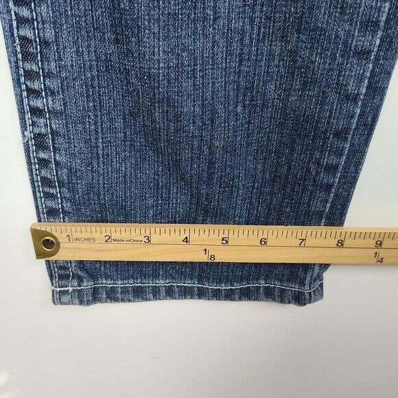 Request Jeans Bootcut Jeans Girls' Size 14 (28 inches) Blue Embroidered Pockets - Picture 3 of 9